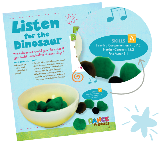 Dance 'n Beats dance program for preschool extension activity sample