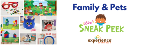 Family & Pets Preschool Sneak Peek!